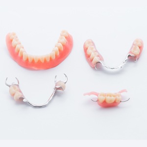 Different types of partials and dentures
